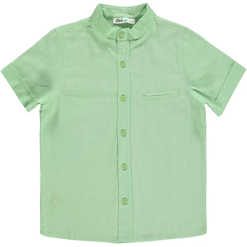 Civil Boys Yeşil Erkek Çocuk Gömlek