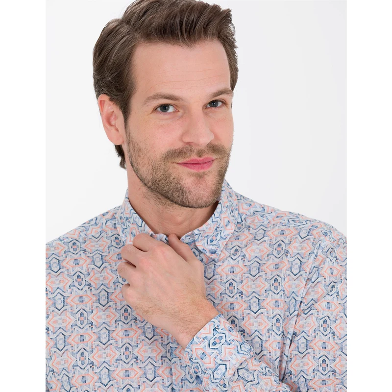 Pierre Cardin Pembe Regular Fit Uzun Kollu Gömlek