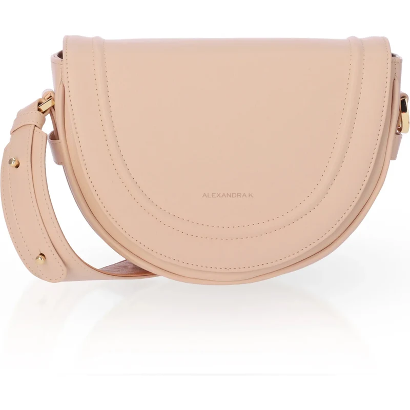 Alexandra K Vegan Leather Joy Midi - Beige Corn