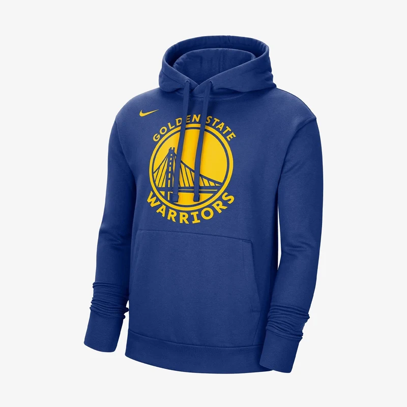 Nike Golden State Warriors Essential Erkek Mavi Hoodie.DR9412.495
