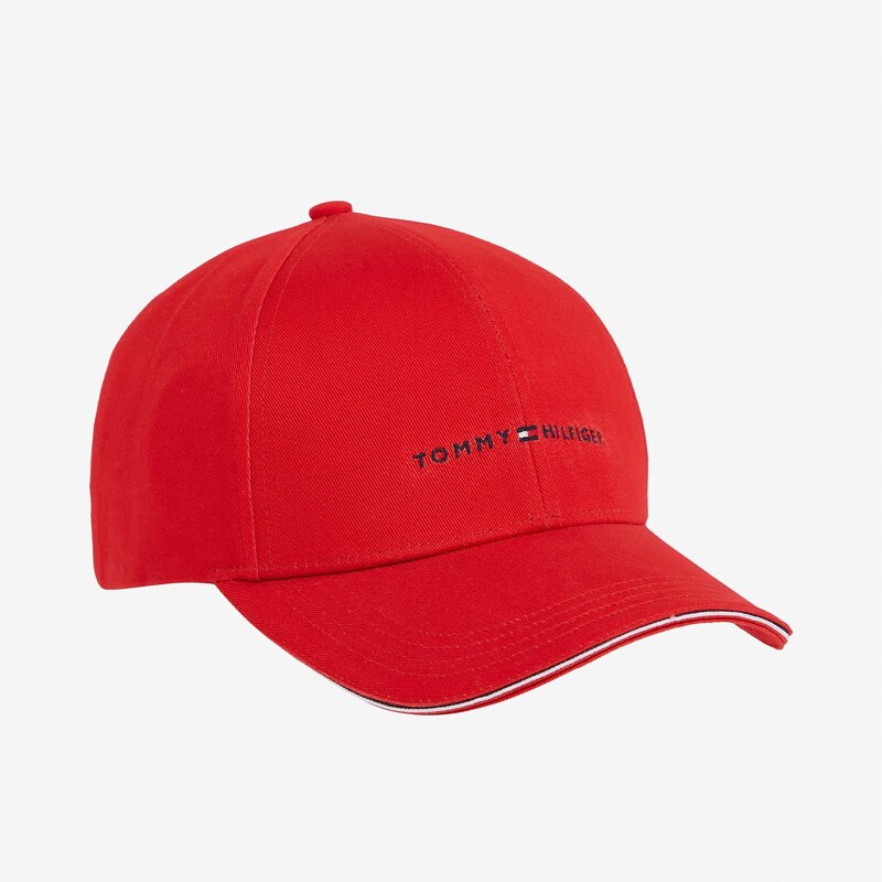Tommy Hilfiger Corporate Erkek Kırmızı Şapka.34-AM0AM10536.XLG