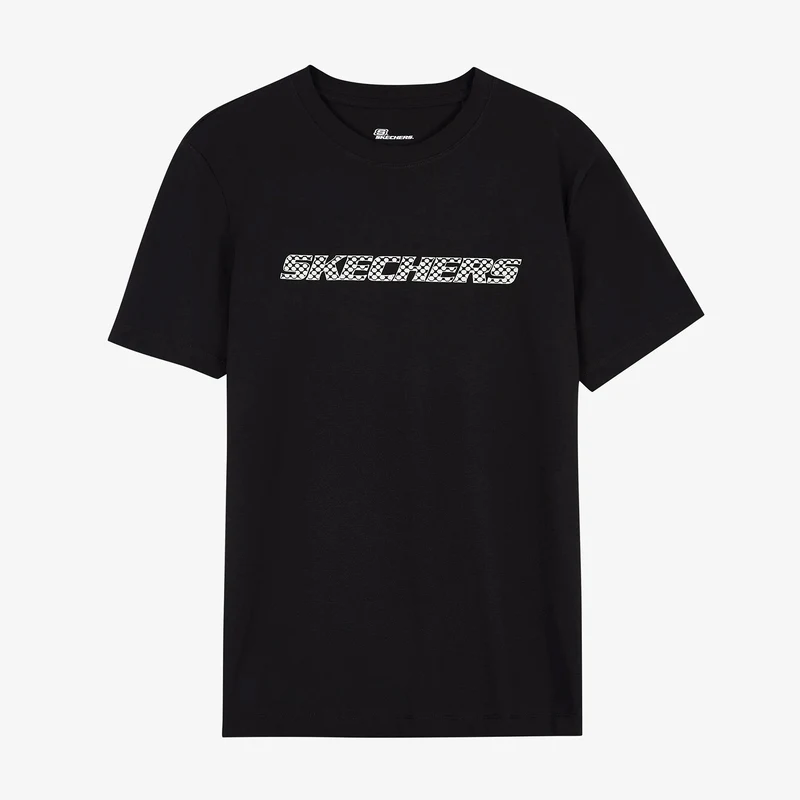 Skechers Graphic Big Logo Erkek Siyah T-Shirt