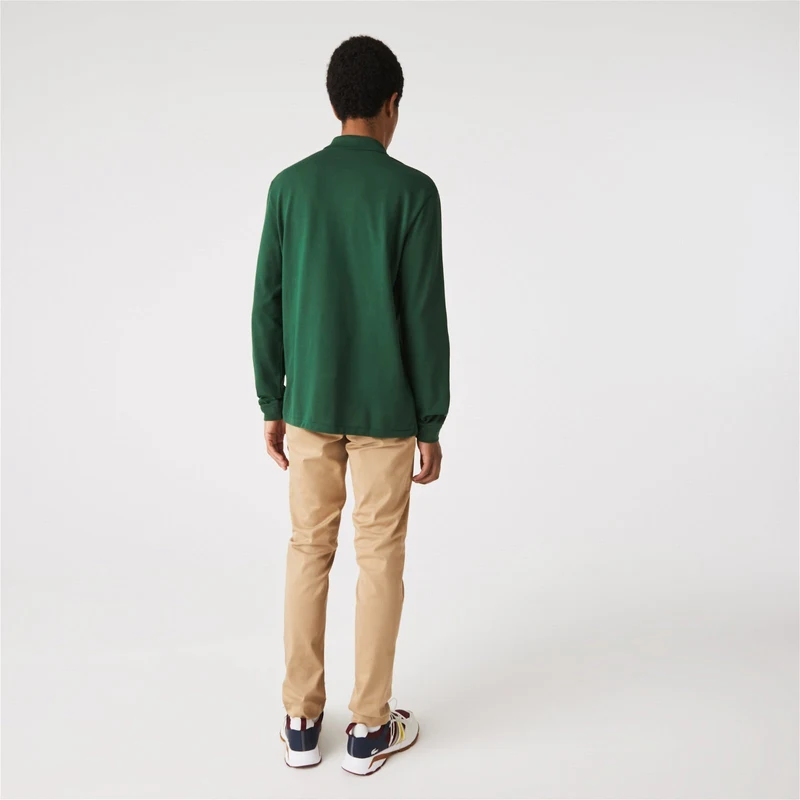 Lacoste Erkek Classic Fit Uzun Kollu L.12.12 Yeşil Polo.100-L1312.132 RQ9372