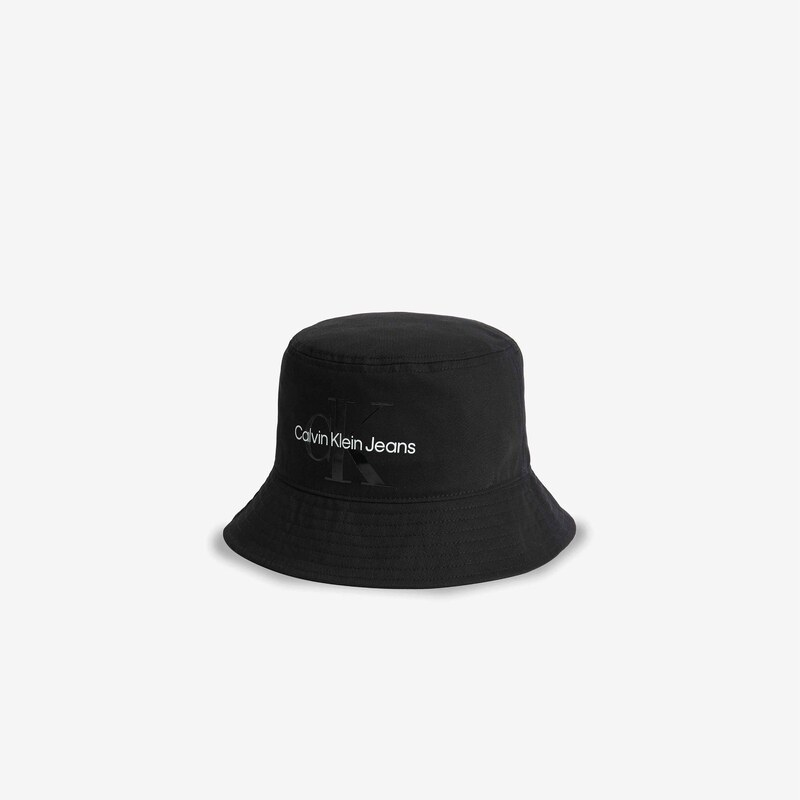 Calvin Klein Monogram Soft Bucket Erkek Siyah Şapka.34-K50K510185.BDS