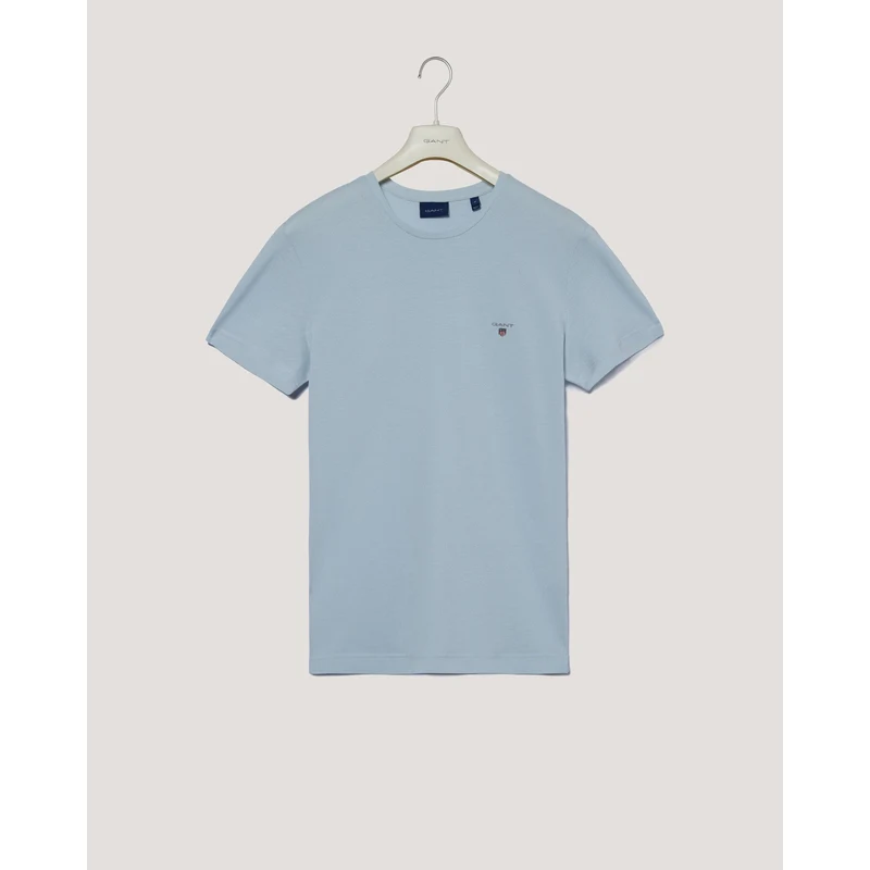 Gant Erkek Mavi Regular Fit Bisiklet Yaka T-Shirt Gant Erkek Mavi Regular Fit Bisiklet Yaka T-Shirt