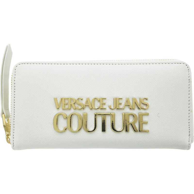 Versace Jeans Couture Kadınlar İçin Deri ve Kumaş Cüzdanlar, Beyaz, Polyester, 2024
