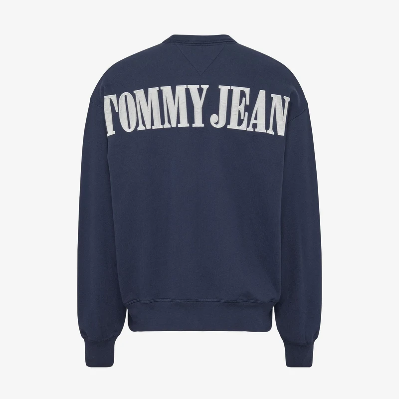Tommy Jeans Comfort Archive Crew Erkek Mavi Sweatshirt.34-DM0DM15712.C87 RY10449