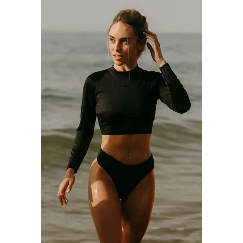 Osirisea Surf Suit Bikini Top Black