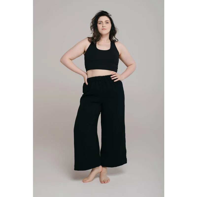 MUTA Organic Cotton Pants / Black