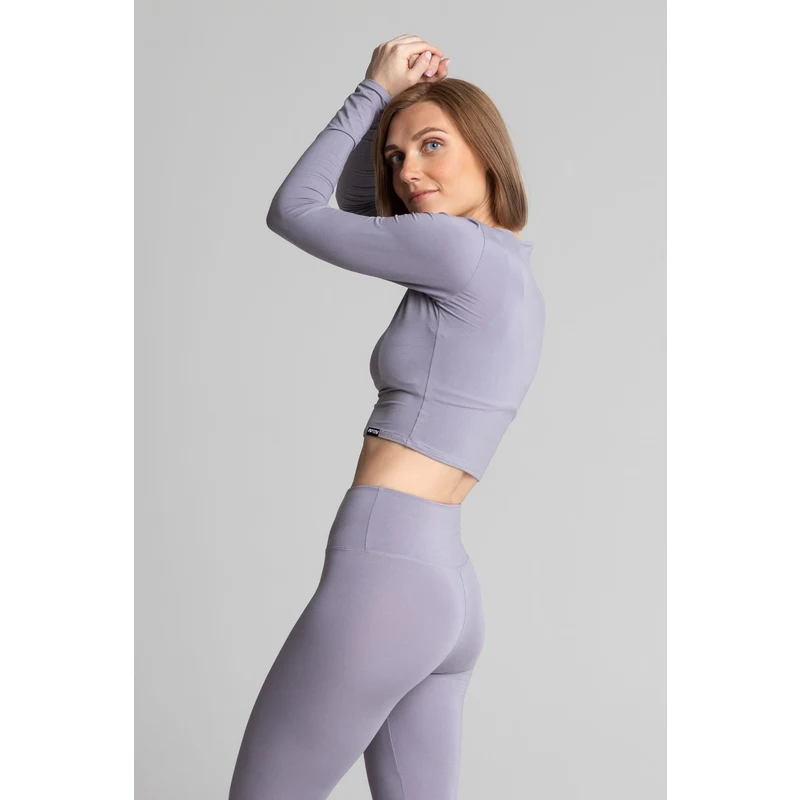 MUTA Organic Cotton Crop Top / Grey