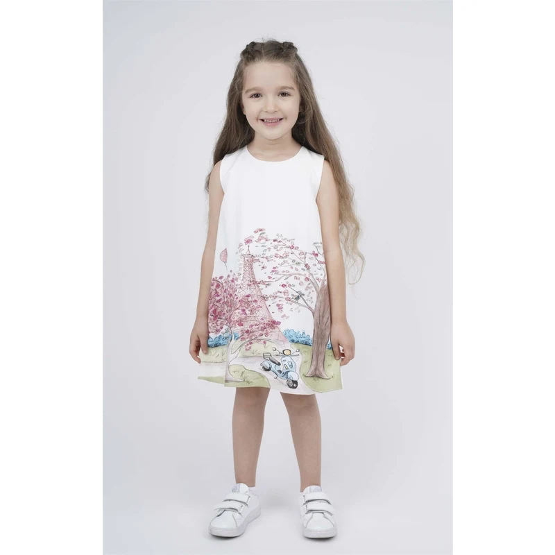 Best Kids Ekru Kız Çocuk Elbise Best Kids Ekru Kız Çocuk Elbise