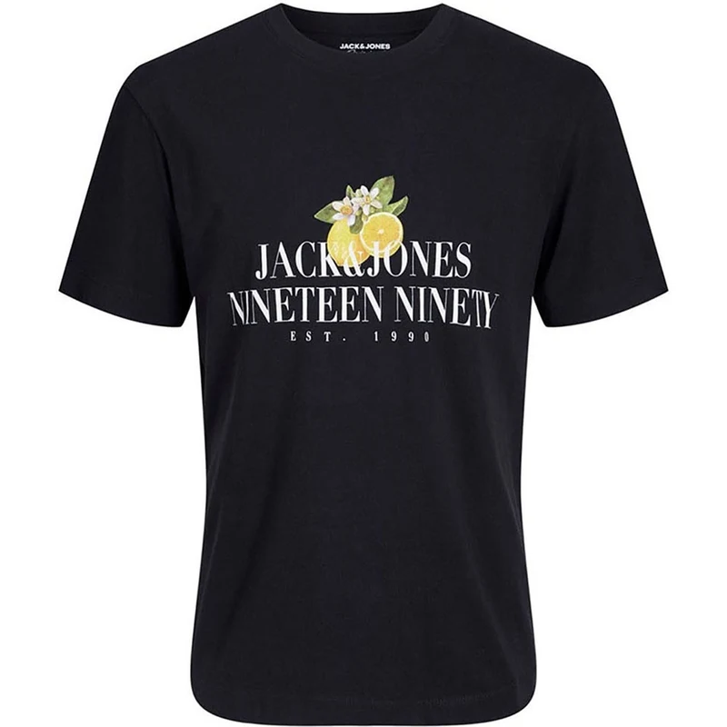 Jack & Jones Siyah Erkek Tişört