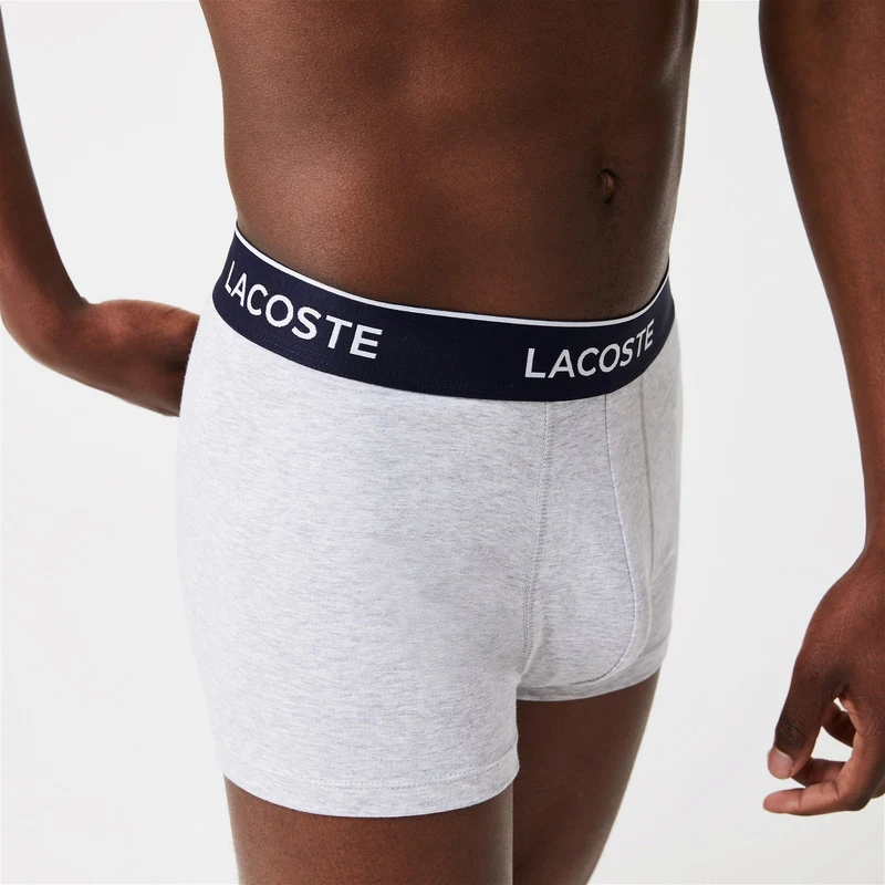 Lacoste Erkek 3'lü Gri Boxer.100-5H3389.CCA RQ7196
