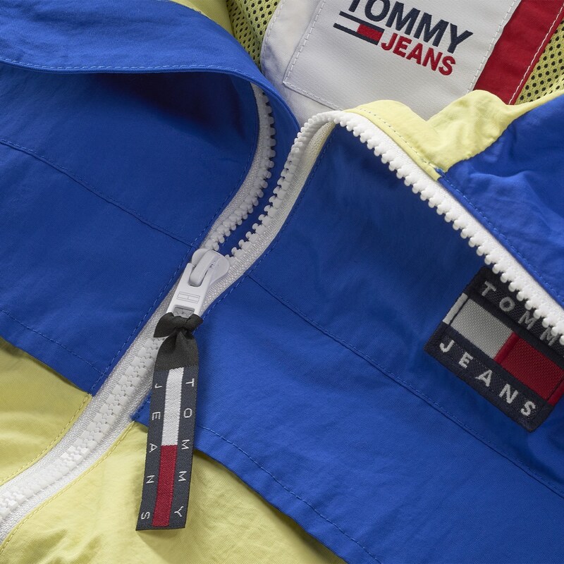 TOMMY HILFIGER Tommy Jeans Classics Erkek Mavi Rüzgarlık.DM0DM15919.C66