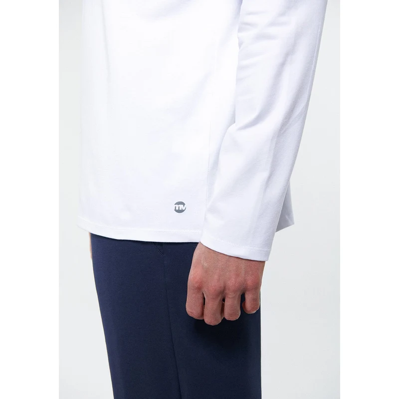 Mavi Kapüşonlu Beyaz Sweatshirt 0810006-620 UV6941