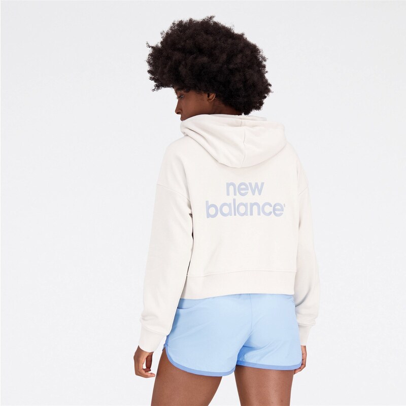 New Balance Essentials Reimagined Archive Kadın Beyaz Hoodie.WT31509-MBM.121