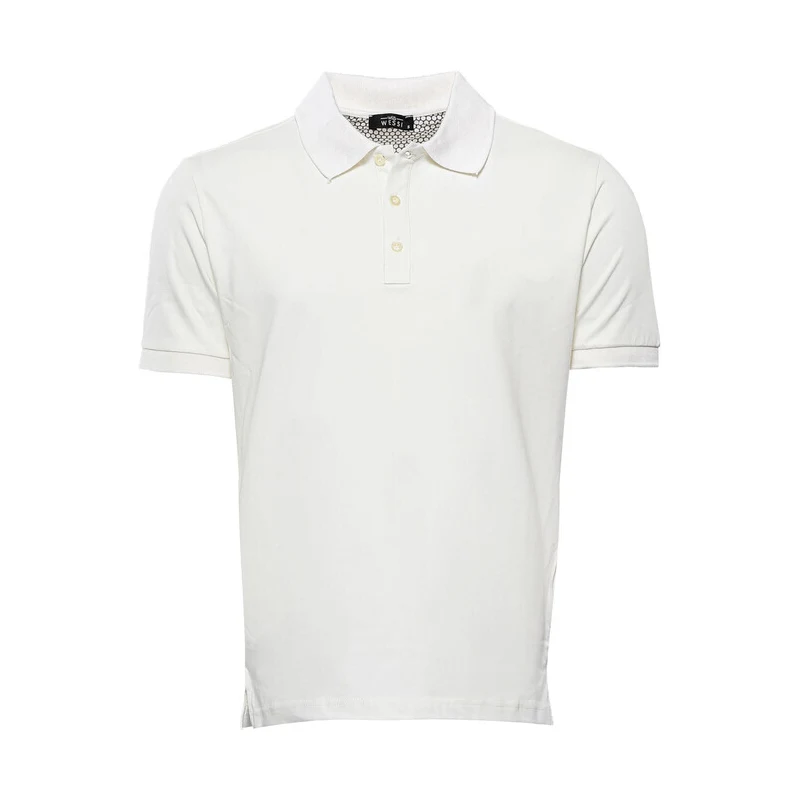Wessi Cream Polo Collar T-shirt