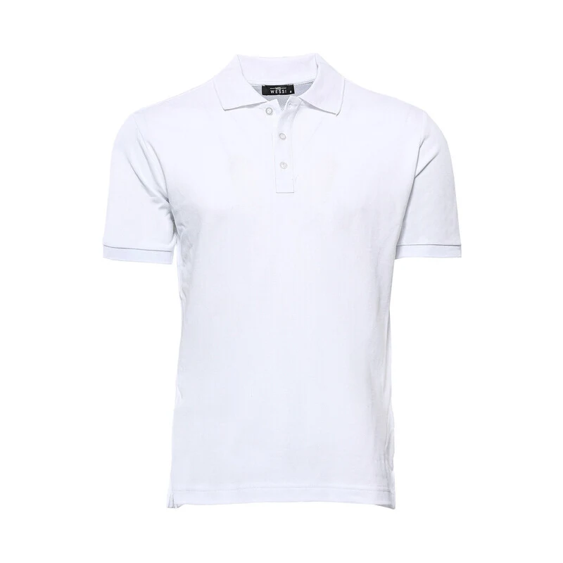 Wessi Oxford White Polo Collar T-shirt