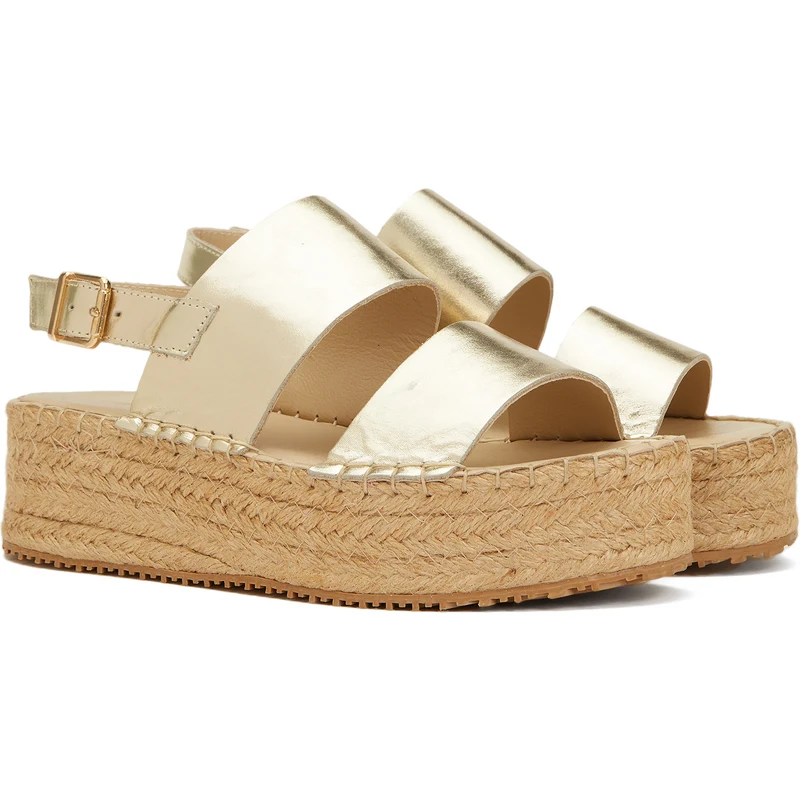 Divarese Gold Kadın Deri Espadril BY6318