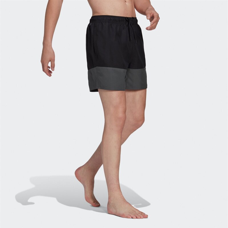 adidas Colorblock Swim Shorts Erkek Siyah Mayo Şort.HT2127.-