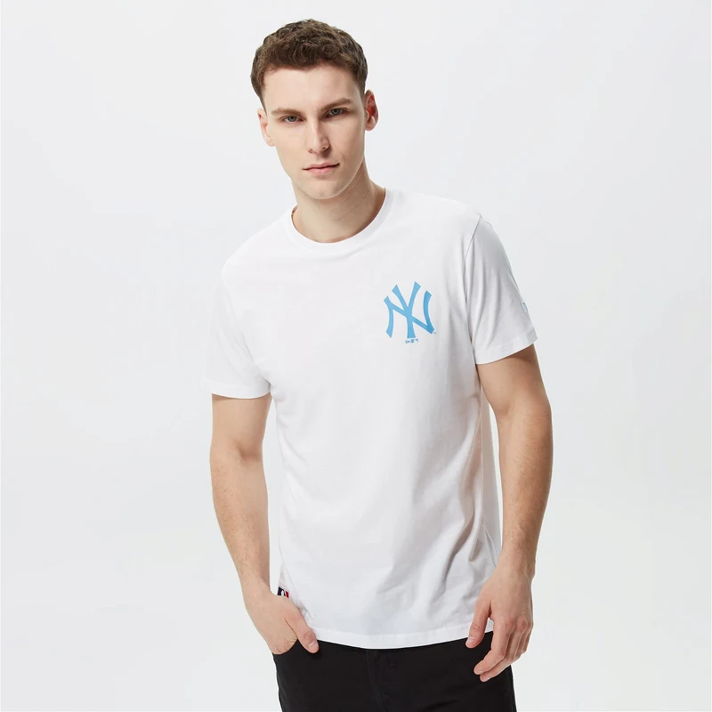 New Era Erkek Beyaz T-Shirt.34-60332279.-