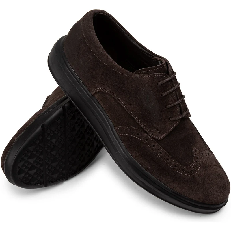 Deery Hakiki Süet Kahverengi Comfort Günlük Erkek Ayakkabı 01942MKHVP02 ZN10108