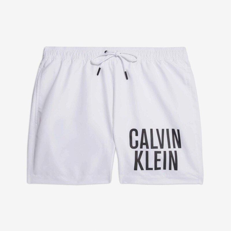 Calvin Klein Medium Drawstring-Nos Erkek Beyaz Mayo Şort.34-KM0KM00739.YCD