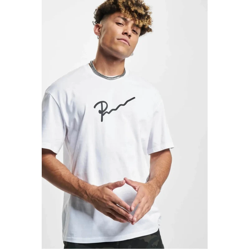 Jack & Jones Premium Pamuklu Relaxed Fit Bisiklet Yaka Erkek T Shirt 12238041 Beyaz