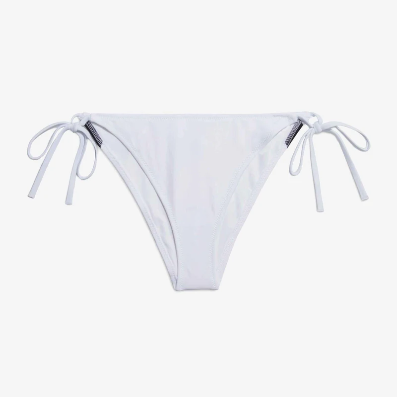 Calvin Klein String Side Tie Cheeky Bikini Kadın Beyaz Bikini Altı.34-KW0KW01858.YCD