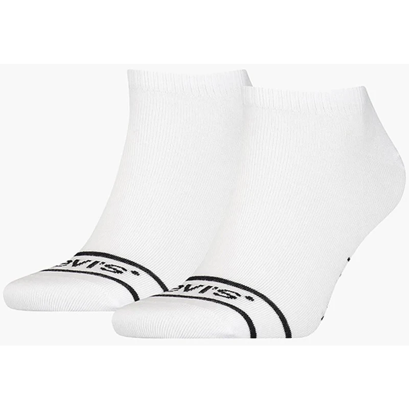 Levi's Levis Pamuklu Konforlu 2 Pack Erkek Çorap 37157-0641 Beyaz