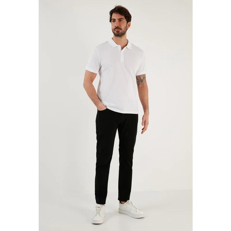 Buratti Pamuklu Normal Bel Regular Fit Boru Paça Jeans Erkek Kot Pantolon 2201f02parma Siyah