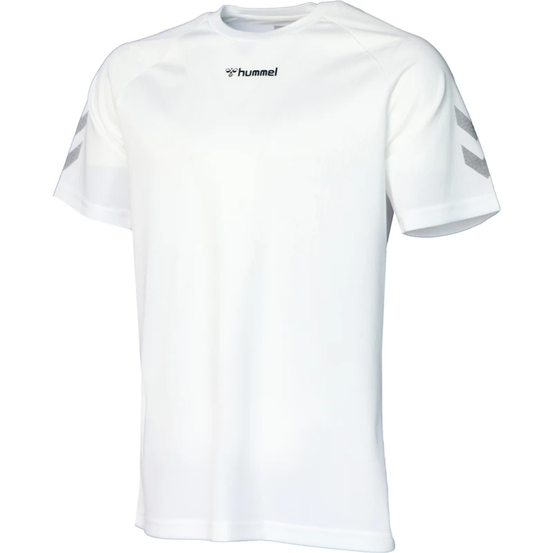 Hummel Pamuklu Regular Fit Bisiklet Yaka Erkek T Shirt 911677-9001 Beyaz