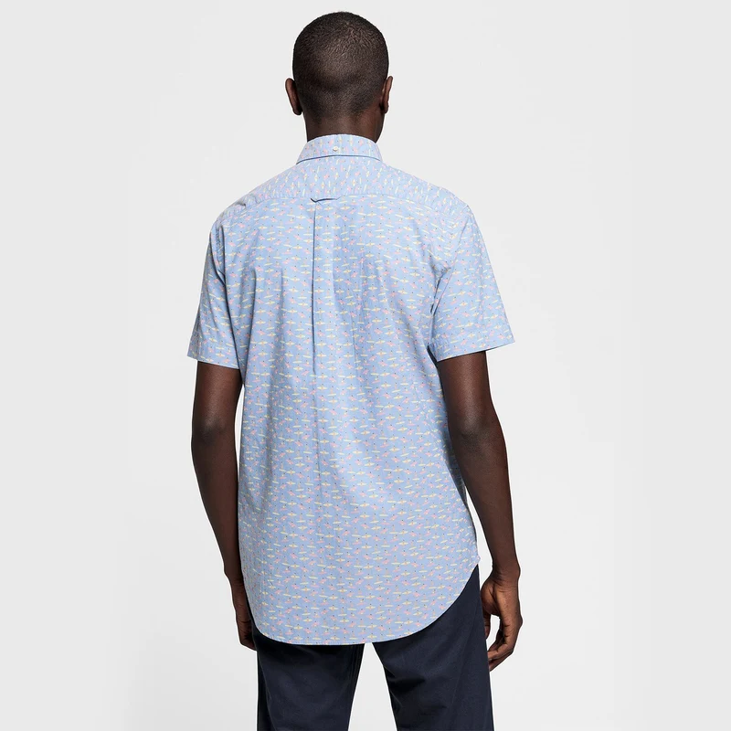 Gant Erkek Açık Mavi Regular Fit Micro Gömlek TZ7759