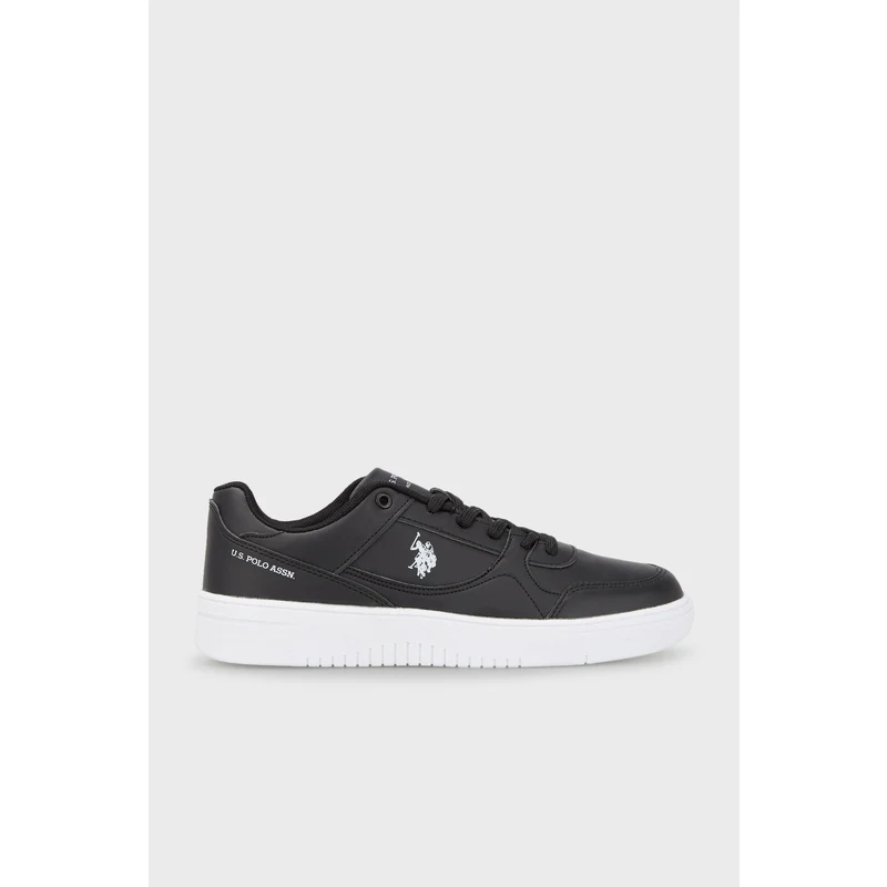 U.s. Polo Assn Logolu Sneaker Erkek Ayakkabı Lee 3fx Siyah-beyaz U.s. Polo Assn Logolu Sneaker Erkek Ayakkabı Lee 3fx Siyah-beyaz