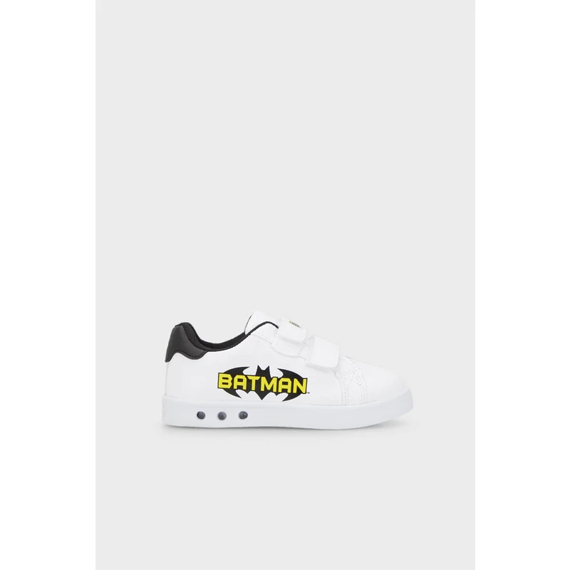Batman Cırtlı Sneaker Erkek Çocuk Ayakkabı Bossap 3fx Beyaz