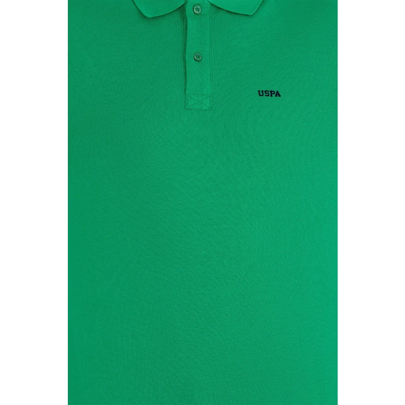 U.S. Polo Assn. Erkek Yeşil Basic Polo Yaka Tişört RQ8109