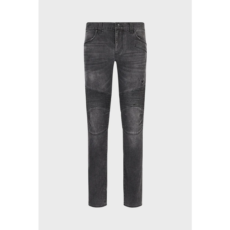 Armani Exchange J27 Pamuklu Normal Bel Skinny Fit Dar Paça Jeans Erkek Kot Pantolon 6lzj27 Z2n3z 0903 Gri