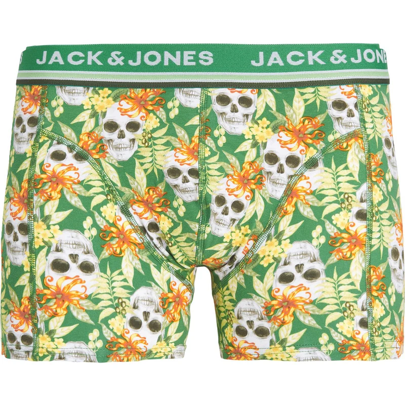 Jack & Jones Jachenderson Pamuklu Esnek Erkek Boxer 12241897 Yeşil