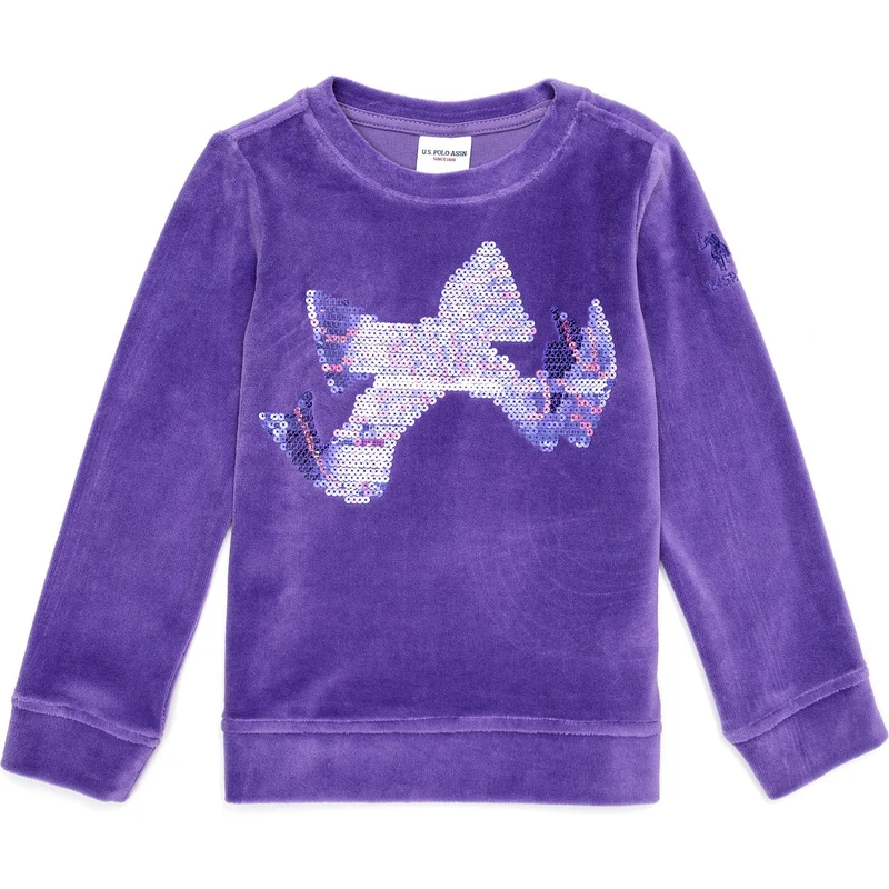 U.S. Polo Assn. Çocuk Violet Sweatshirt
