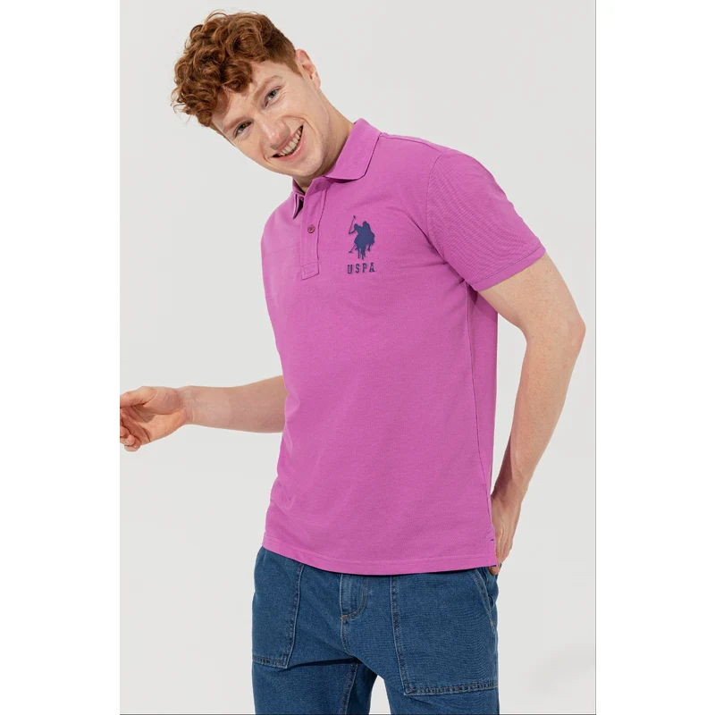 U.S. Polo Assn. Erkek Menekşe Polo Yaka Tişört TZ7599