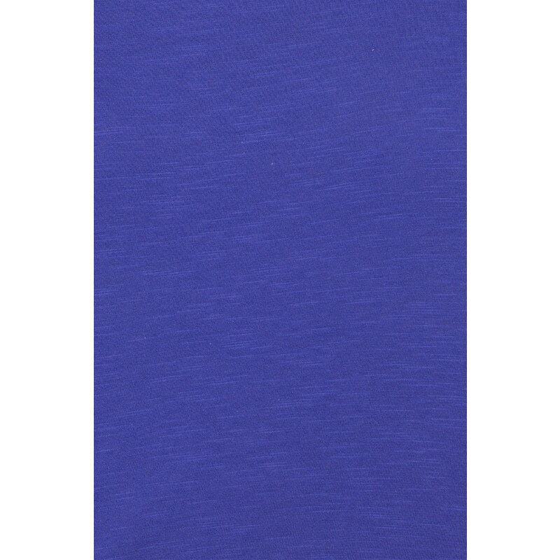 U.S. Polo Assn. Kadın Mavi Bisiklet Yaka Crop Tişört