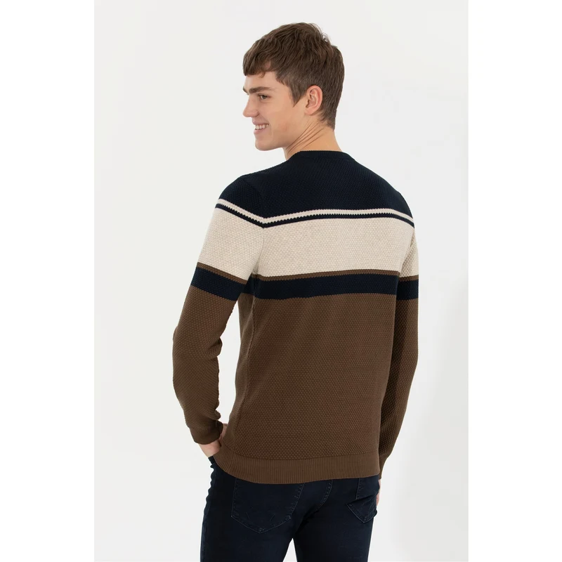 U.S. Polo Assn. Erkek Coconut Bisiklet Yaka Triko Kazak TZ8616