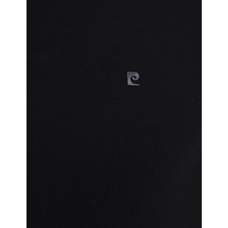 Pierre Cardin Siyah Slim Fit Polo Yaka Basic Tişört PS7575