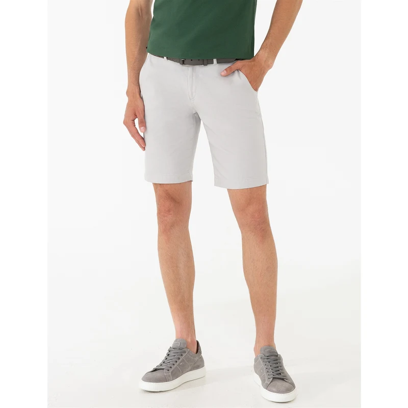 Pierre Cardin Taş Standart Fit Bermuda Şort
