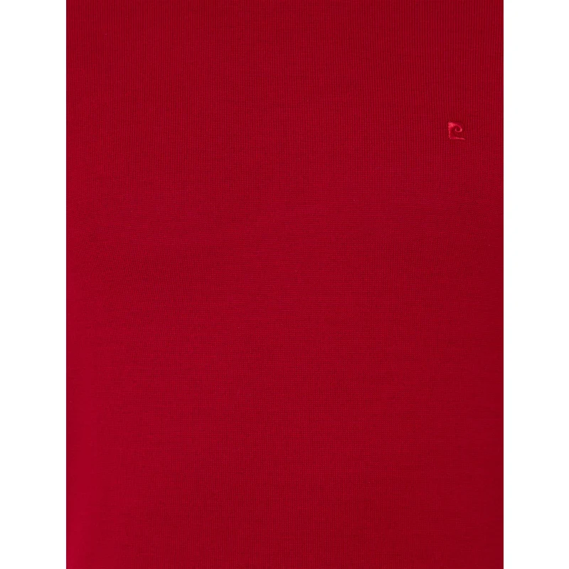 Pierre Cardin Kırmızı Slim Fit Basic Kazak PS6549