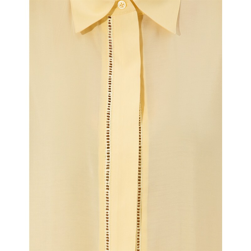 Pierre Cardin Sarı Kolsuz Bluz
