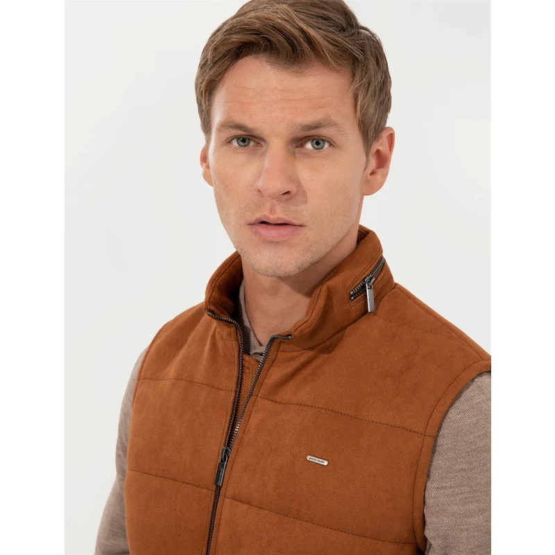 Pierre Cardin Taba Deri Ceket
