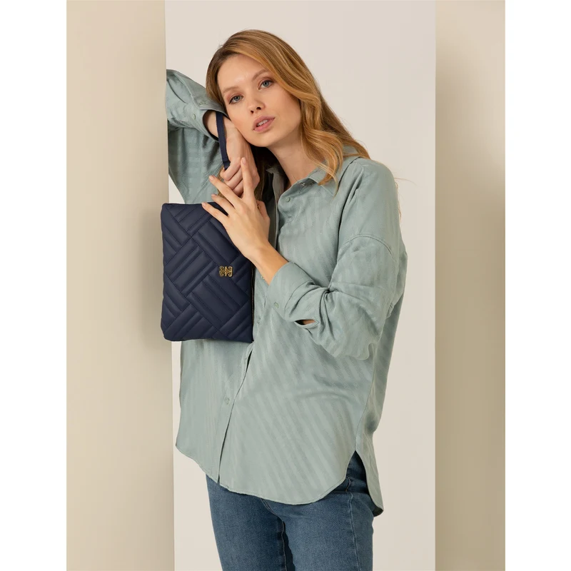 Pierre Cardin Mint Oversize Uzun Kollu Gömlek