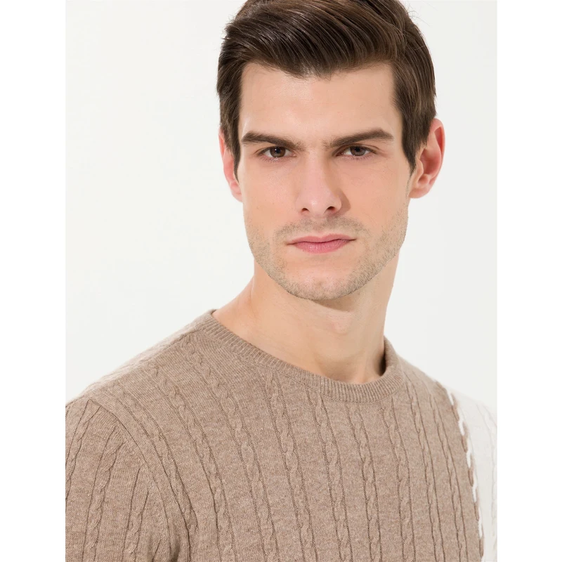 Pierre Cardin Vizon Melanj Slim Fit Kazak Pierre Cardin Vizon Melanj Slim Fit Kazak
