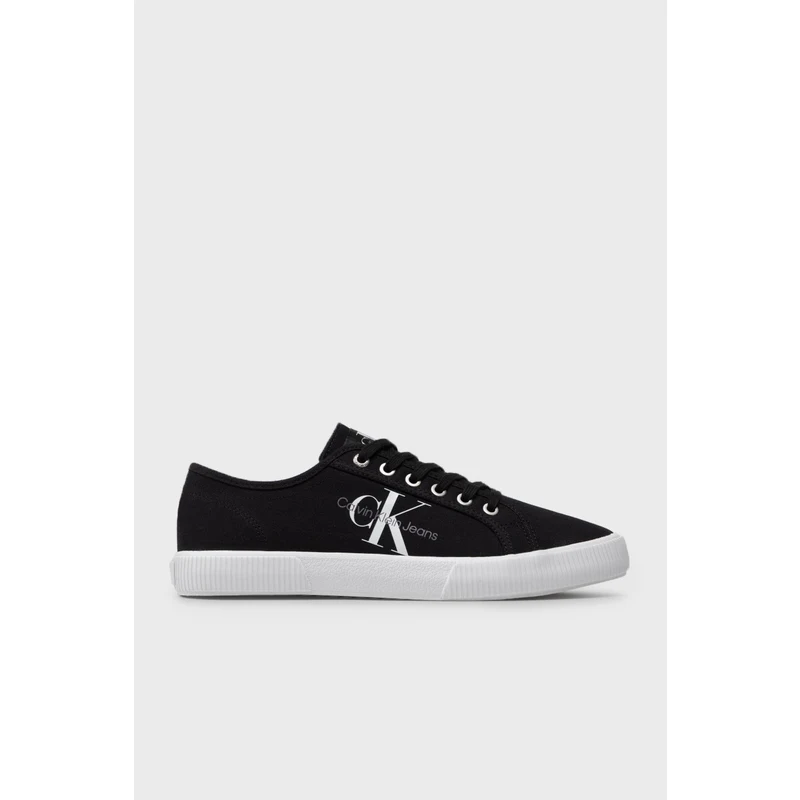 Calvin Klein Logolu Sneaker Erkek Ayakkabı Ym0ym00306 Bds Siyah